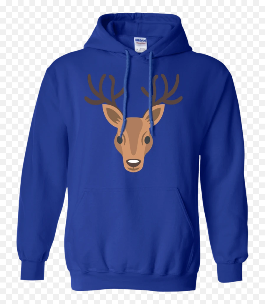 Deer Head Emoji Hoodie U2013 That Merch Store,Deer Emoji