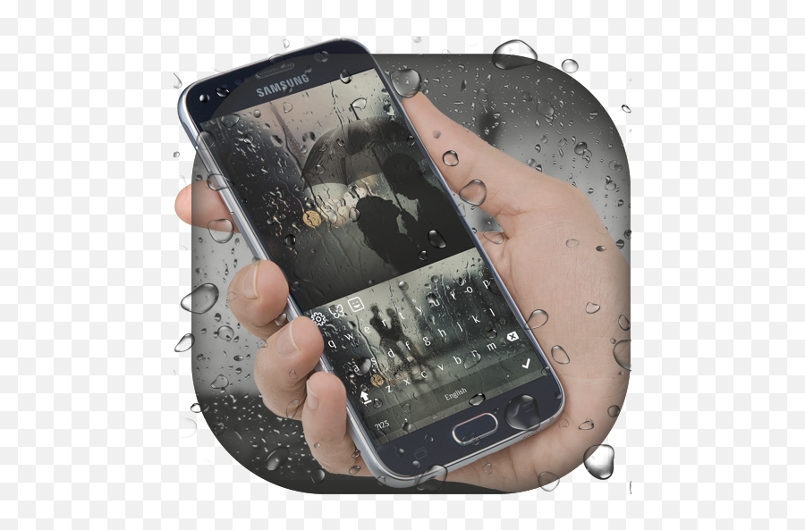 Download Monsoon Rain Wet Dreamy Love Droplet Keyboard For - Iphone Emoji,Water Droplet Emoji