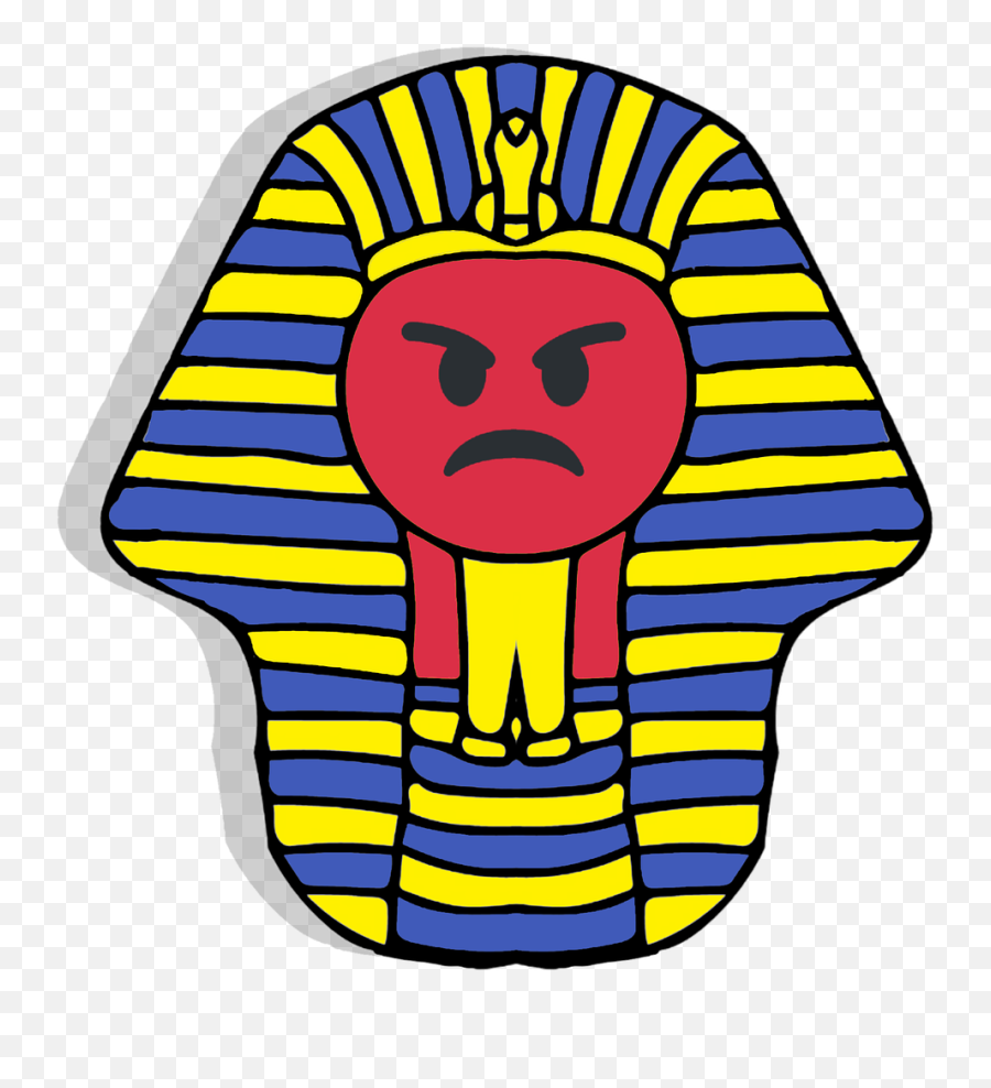Emotions Social Media Style Pharaonic Sticker - Pharaoh Emoji,Laughing Crying Emoji