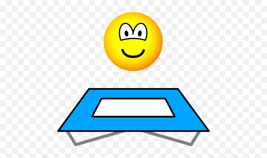 Trampoline Emoticon - Trampoline Emoji,Gymnastics Emoji