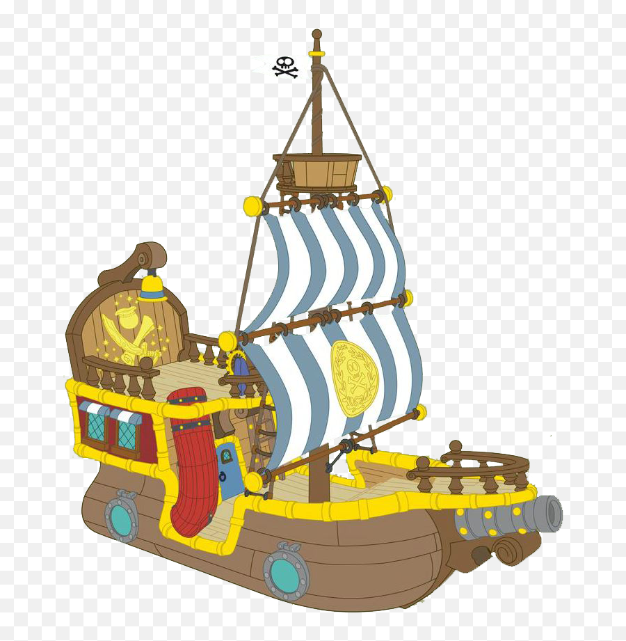 Bucky Jake And The Neverland Pirates Characters Emoji,Pirate Ship Emoji