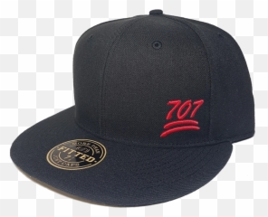 100 Emoji Hat 707 Area Code Fitted - Baseball Cap,Where Is The 100 Emoji