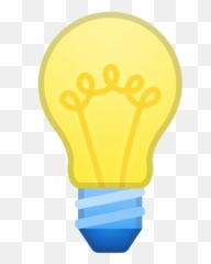 Light Bulb Emoji Meaning With Pictures - Not Transparent