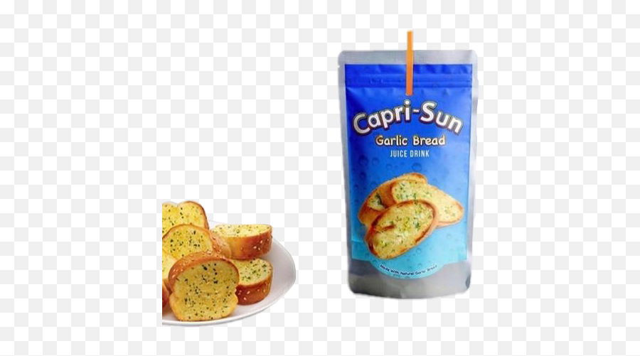 I Hope This Is Yellow Enough To Be - Capri Sun Emoji,Garlic Bread Emoji