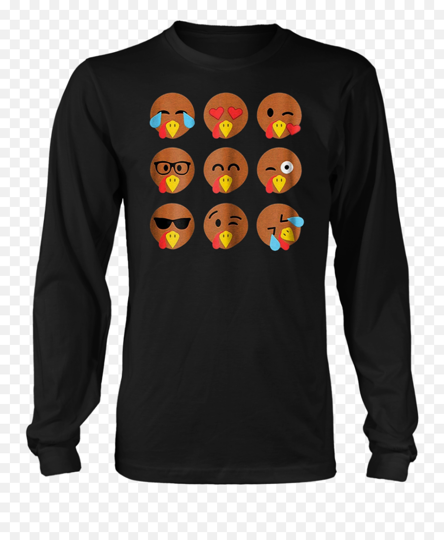 Turkey Emojis Thanksgiving T Shirt - 8th Grade T Shirt Ideas,Thanksgiving Emojis