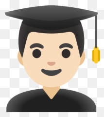 Light Skin Tone Emoji - Student