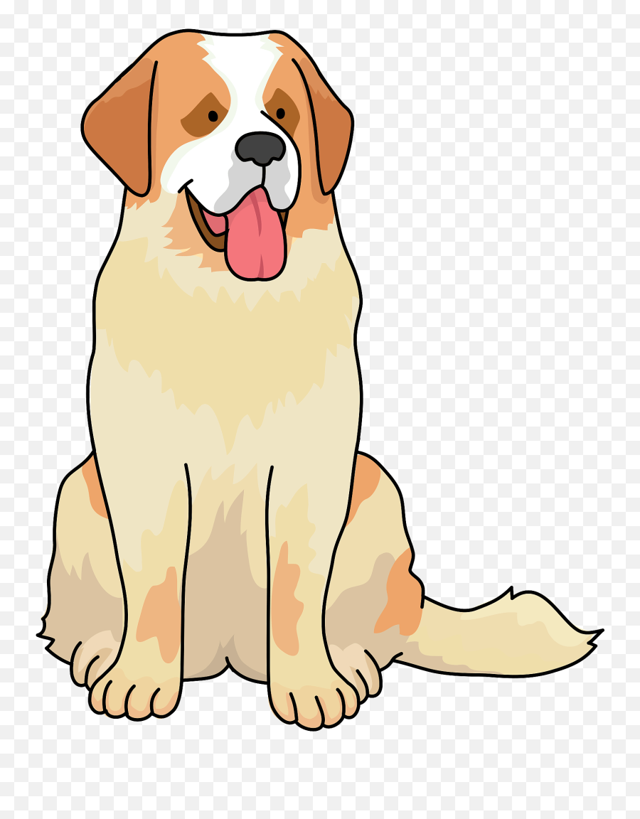 St Bernard Dog Clipart Free Download Transparent Png - Draw St Bernard Dog Emoji,Boxer Dog Emoji