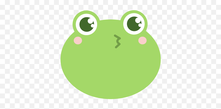 Smiley Emoji Stickers - Dot,Emoji Frog