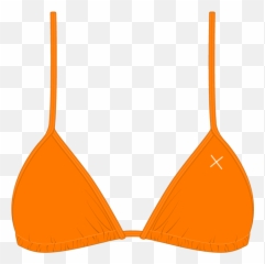 Images 1 - Bikini Top Transparent Background Boutinela Orange Emoji