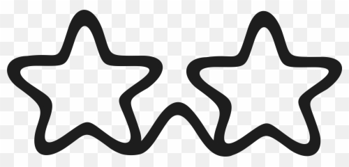Star Glasses Clipart - Art Emoji