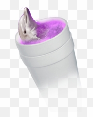 Vaporwave Cup Purple Dolphine Cute Nice - Vaporwave Png Lean Emoji,Lean Cup Emoji