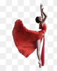 Girl Ballerina Dancer Dress Flying - Turn Emoji,Red Dress Dancing Emoji