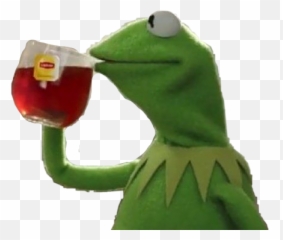 Kermit Tea Png Picture - Its None Of My Business Meme Emoji,Kermit Sipping Tea Emoji
