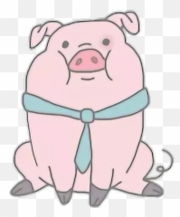 Pigs Clipart Kawaii Pigs Kawaii - Dibujo Gravity Falls Pato Emoji,Koala Emoji Snapchat