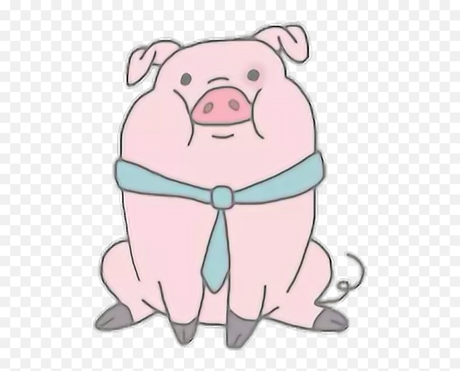 Pigs Clipart Kawaii Pigs Kawaii - Dibujo Gravity Falls Pato Emoji,Koala Emoji Snapchat