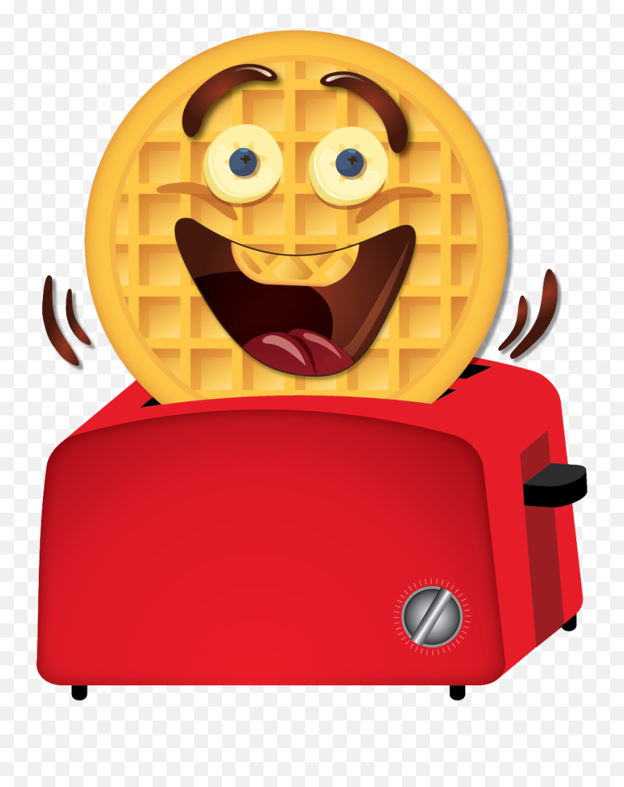 Waffle Clipart Waffle Eggo Waffle - Happy Eggo Emoji,Waffle Emoticon