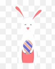 Egg Bunny Easter Flat - Png Coelhinhos De Páscoa Fundo Transparente Emoji,Easter Bunny Emoji