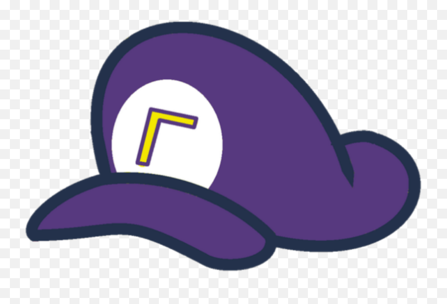 Waluigi Waluigihat Taco Hat - Super Mario Waluigi Hat Emoji,Taco Emoji Hat