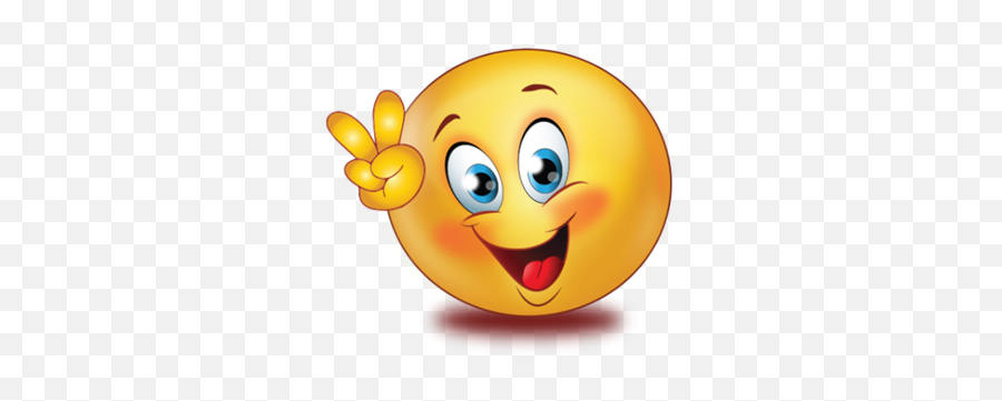 Happy Victory Hand Emoji - Emojis,Emoticons For Facebook