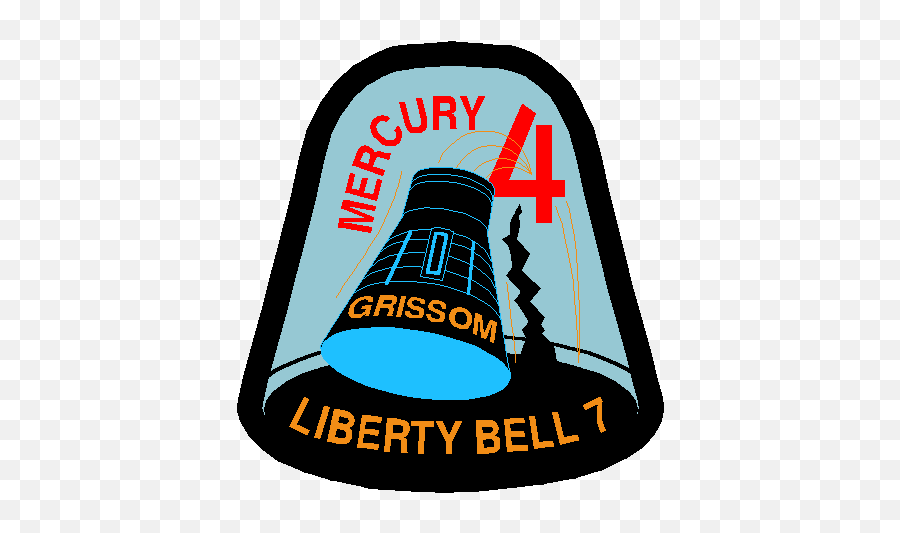 Mercury 4 - Project Mercury Mission Patches Emoji,Liberty Bell Emoji