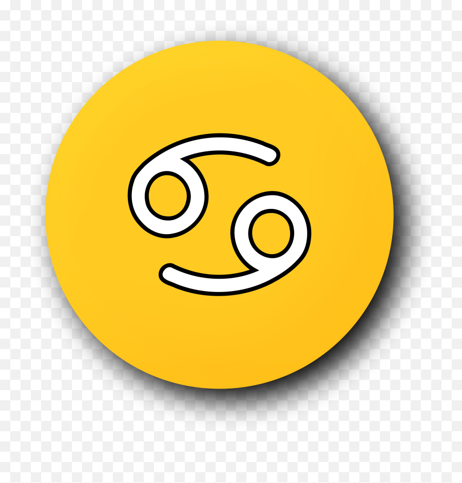 Cancer Symbol Vector Clipart Image - Emoticon Emoji,Eye Emoticon