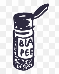 Salt Shaker - Clip Art Library Black Pepper Emoji
