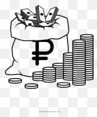 Download Money Bag Yo Emoji - Dinero Para Colorear Png