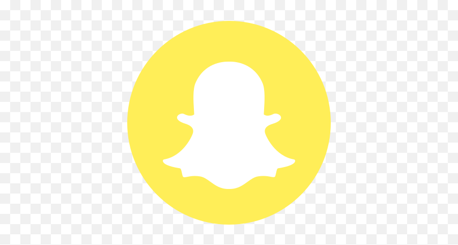 Snapchat Circled Logo Icon - Transparent Snapchat Logo Png Emoji,Snap Chat Emoji