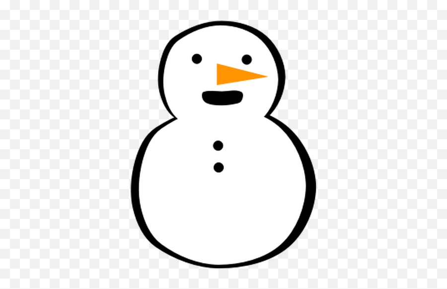 Happy Snowman - Cartoon Emoji,Bird Emoticon
