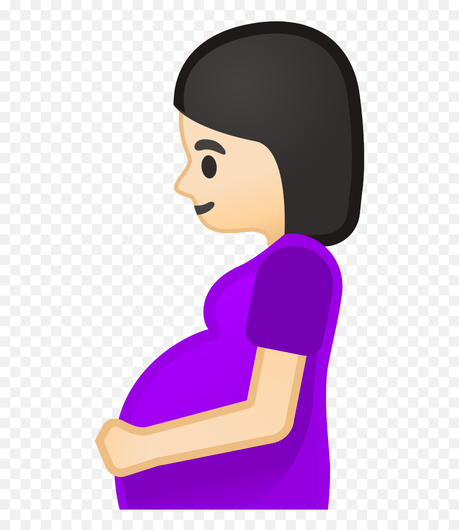 Pregnant Woman Light Skin Tone Icon - Pregnant Icon Emoji,Black Woman Emoji