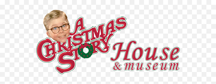 A Christmas Story Glasses Clipart - Christmas Story House Logo Emoji,Christmas Carol Emoji
