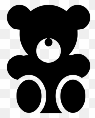 Bear icon png Picture 427631 bear - Teddy Png Black Emoji