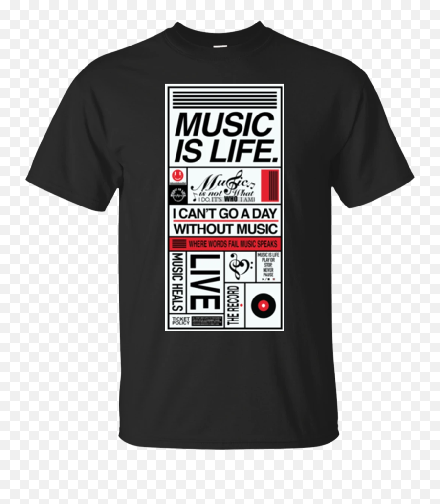 Music Is Life Playbill T - Shirt Have Two Titles Dad And Papa Emoji,Question Mark Jeans Emoji