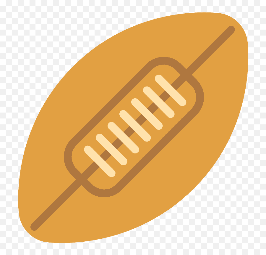 Rugby Football Emoji Clipart - Rugby Emoticone,Football Emoji Text