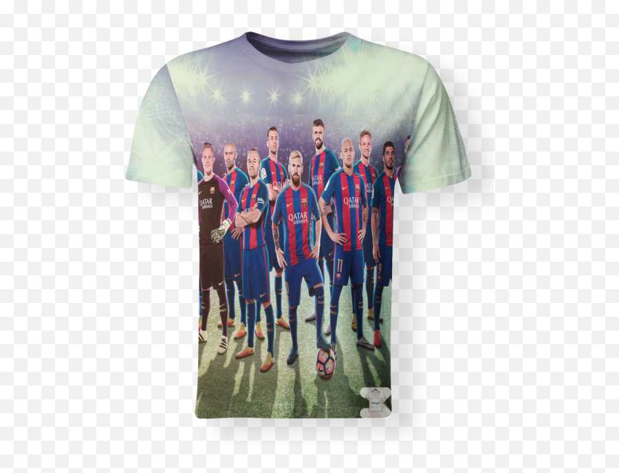 Mens Lionel Messi Barca 3d Printed - Football Player Emoji,Men's Emoji Shirt