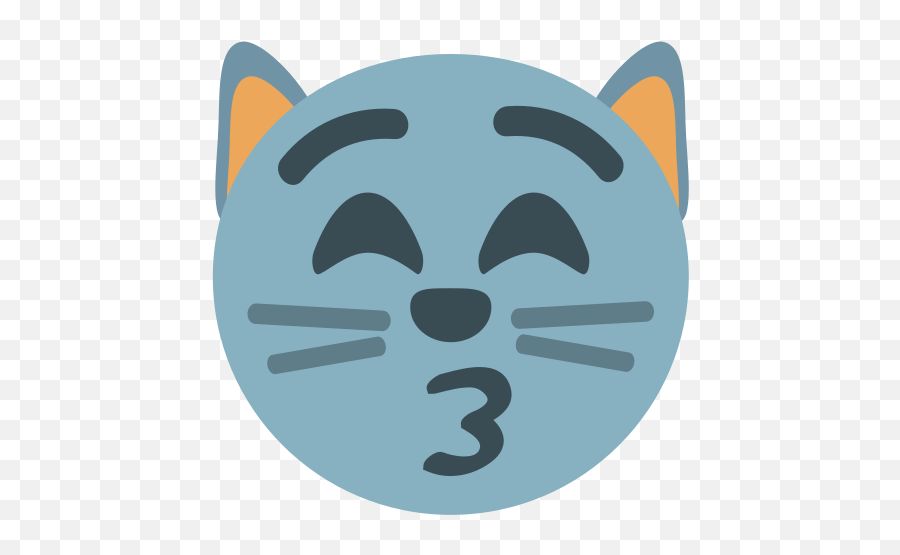Emojione1 1f63d - Clip Art Emoji,Cat Emoji