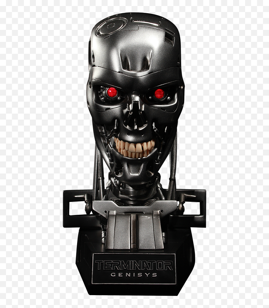 Terminator Head Png - Chronicle Collectibles Endoskeleton Endoskeleton Transparent Terminator Emoji,Terminator Emoji