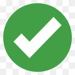 Eo Circle Green White Checkmark - Mark Png Emoji
