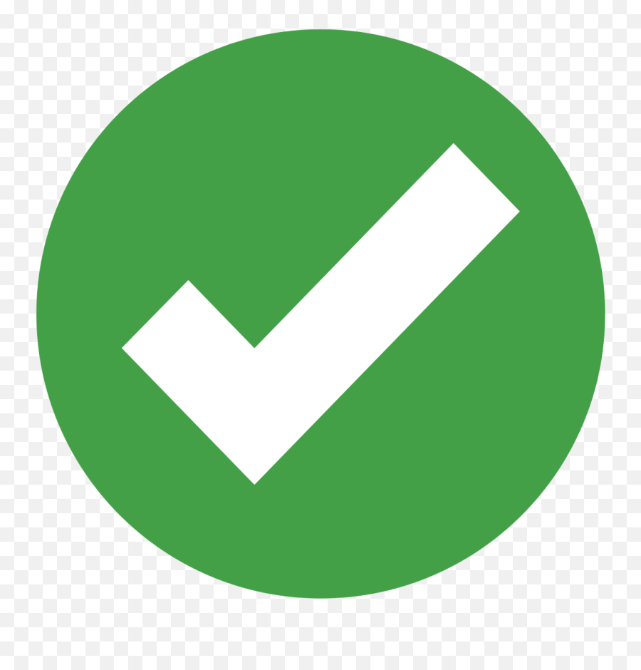 Eo Circle Green White Checkmark - Circle Green Check Mark Png Emoji,Green Circle Emoji