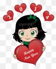 Happy New Year Smiley Emoticons Clipart - Dizzy Anime Drawing Emoji