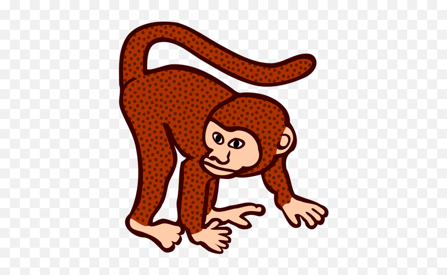 Cute Chimp - Gambar Monyet Hitam Putih Emoji,Cat Emojis