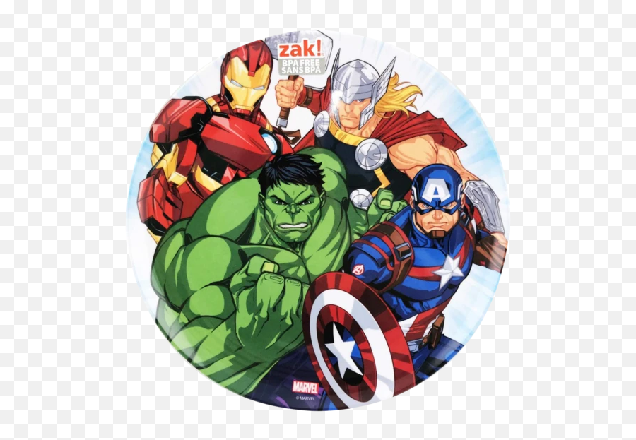 Marvel Avengers Round Plate - Jigsaw Puzzle Emoji,Avengers Emoji