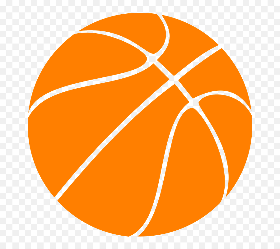 Basketball Orange Rubber - Transparent Basketball Clip Art Emoji,Basketball Hoop Emoji