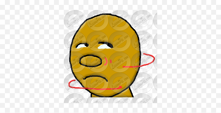 Lessonpix Mobile - Illustration Emoji,Shaking Head Emoticon