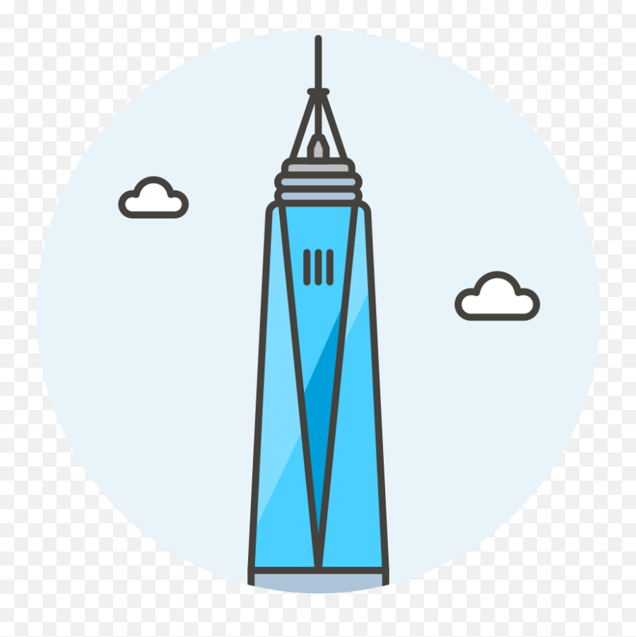 One World Trade Center Icon - One World Trade Center Illustration Emoji,Twin Towers Emoji