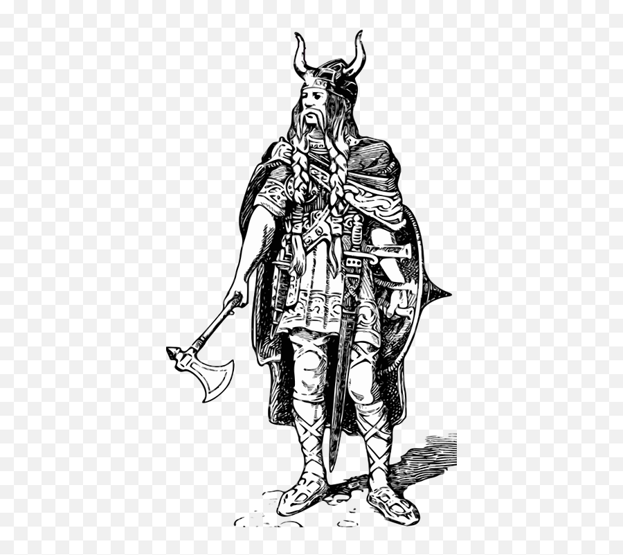 Man Viking Barbarian - Latinate Vs Anglo Saxon Emoji,Viking Helmet Emoji