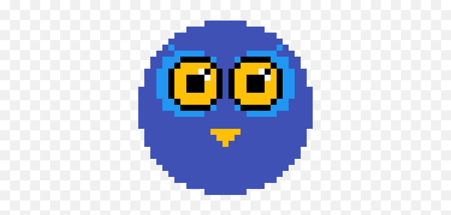 Pixilart - 8 Bit Emoji,Owl Text Emoticon