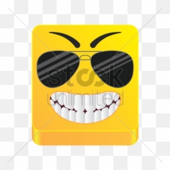 Free Grinning Smiley With Sunglasses - Illustration Emoji