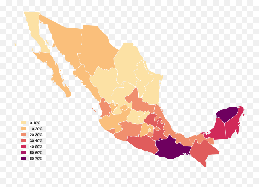 Indigenous Population Map - Mexico Map Emoji,New Mexico Emoji