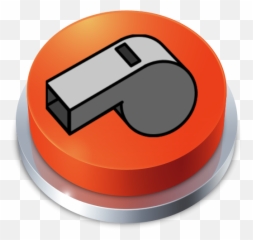 Referee Whistle Sound Button 1 - Clipart Emoji